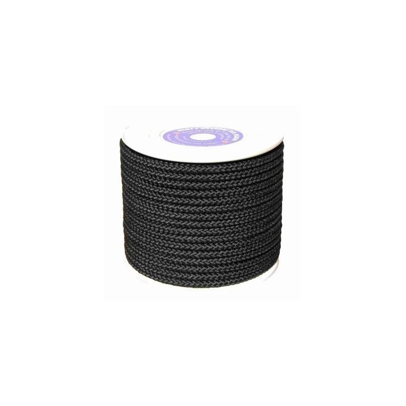 

Cuerda Trenzada 06Mm Nylon Negro Mate 200 Mt - HYC