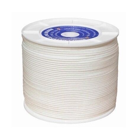 Cuerda Trenzada  04,5Mm Polipropileno Blanco  Hyc 500 Mt