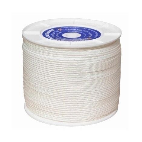 Cuerda Trenzada 04,5Mm Polipropileno Blanco Hyc 500 Mt