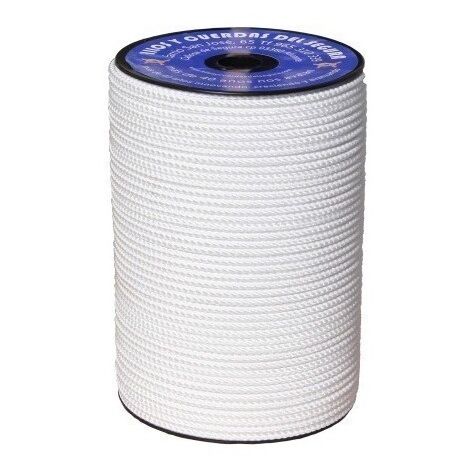 Cuerda Trenzada  05Mm Polietileno  Blanco  Hyc 200 Mt