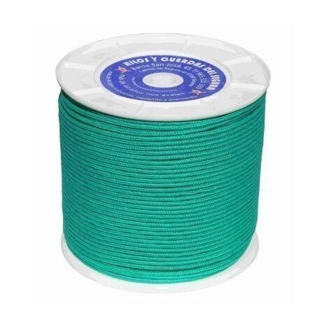 Cuerda Trenzada  05Mm Polietileno  Verde Hyc 400 Mt