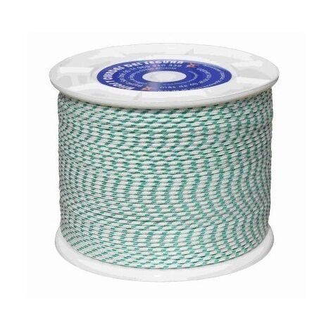 Cuerda Trenzada  05Mm Polipropileno Verde Hyc 400 Mt