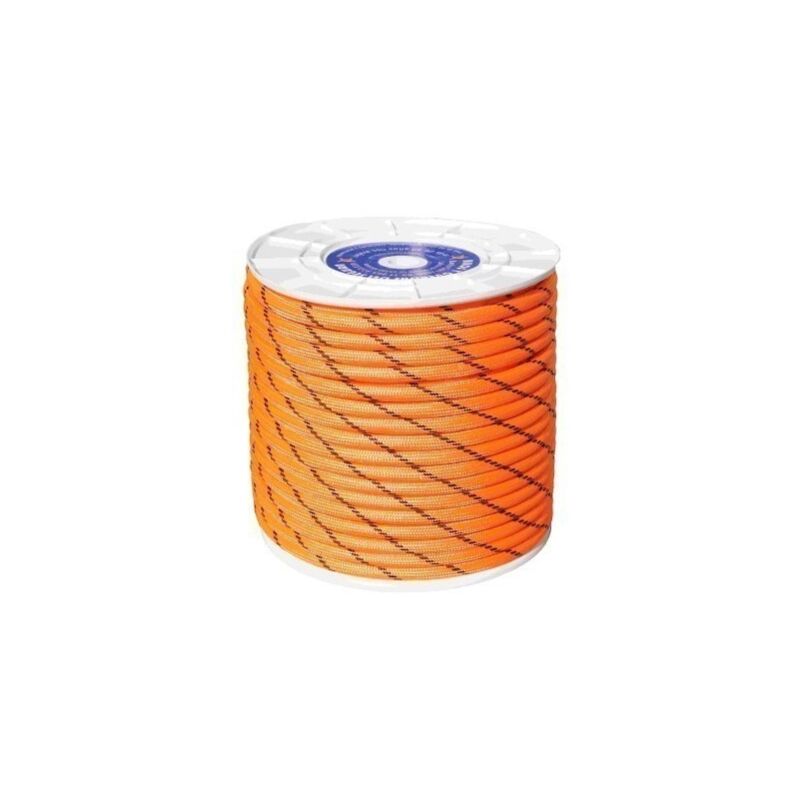 

Cuerda Trenzada 06Mm Nylon Naranja/Negro Doble Escalada 10 Mt - HYC