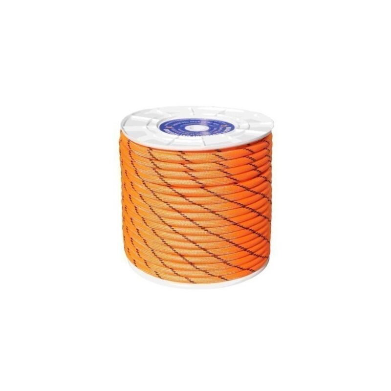 

Cuerda Trenzada 14Mm Nylon Naranja/Negro Doble Escalada Hyc 100 Mt