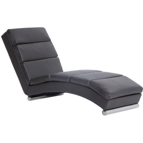 Cuero artificial gris longue longue longue