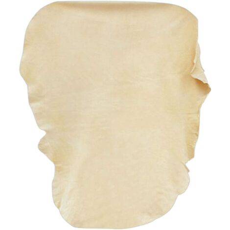 Cuero Gamuza Natural Coche XXL/90x60cm, Gamuza Cuero Genuino Vidrio Espejo Vidrio, Gamuza Profesional Efectivo Detallado Coche Motocicleta, Pulido Anti Arañazos Secado Súper Absorbente