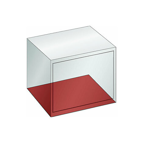 Cuerpo de cajonera vacío  A x P exteriores 1023 x 725 mm 