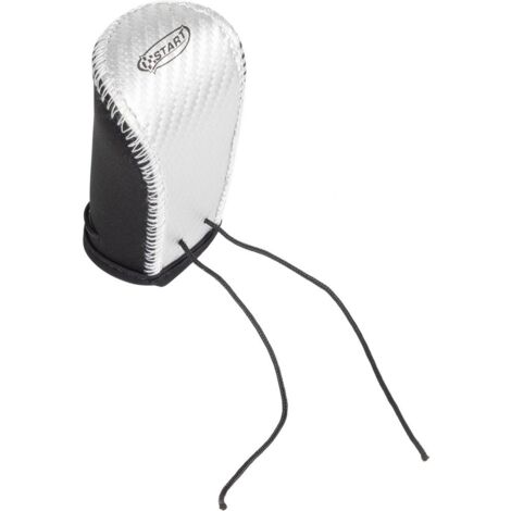 Cuffia copripomello leva cambio auto nero/grigio elasticizzato universale presa sicura protezione