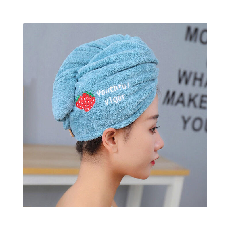 Cuffia da doccia in microfibra magica da donna per...