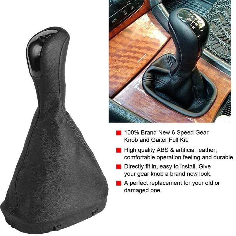 Cuffia pomello cambio per Mercedes Benz Classe C W203 S203 a 6 marce