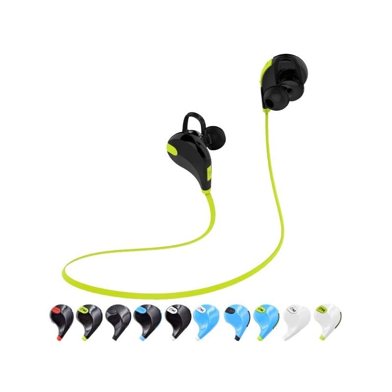 Image of Trade Shop - Cuffie Sport Stereo Audio Auricolari Bluetooth Per Smartphone Cellulare Qy7