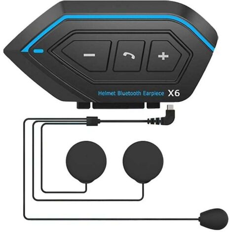 Cuffie universali per casco da moto con microfono, cuffie impermeabili