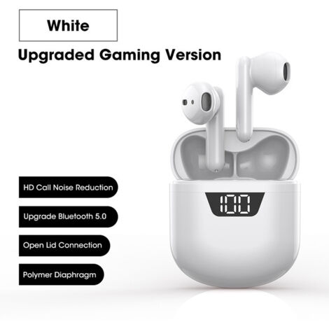 Cuffie wireless, cuffie SPORT Bluetooth con cancellazione del rumore, potenza digitale con cancellazione del rumore