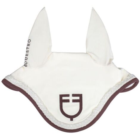 Cuffietta con cordoncino intrecciato: PONY, walnut (18/1112)/antique white (11/0105)