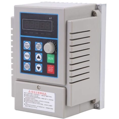 Cuifati AT2-0450X 220VAC variateur de fréquence Universel Haute Performance VFD contrôleur de Vitesse PWM contrôle pour Moteur à Courant Alternatif monophasé 0.45kW