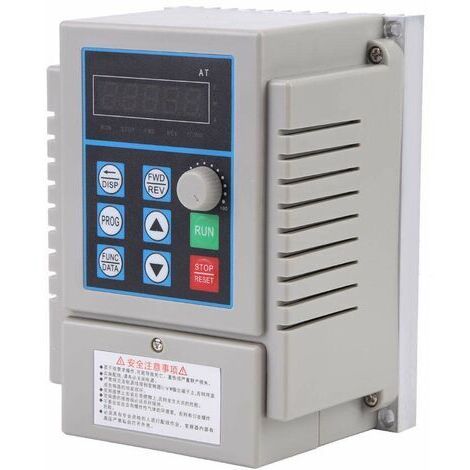 Cuifati AT2-0450X 220VAC variateur de fréquence Universel Haute Performance VFD contrôleur de Vitesse PWM contrôle pour Moteur à Courant Alternatif monophasé 0.45kW