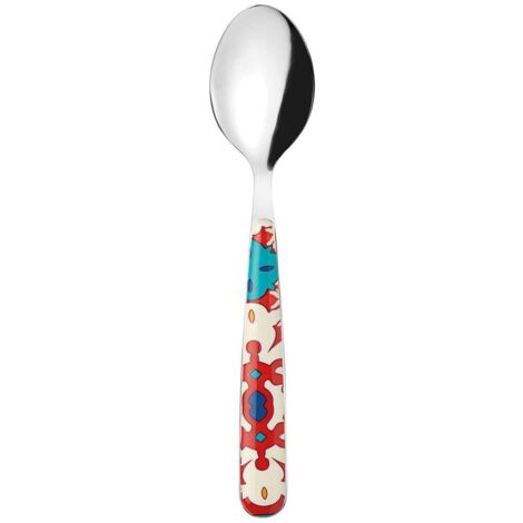 Cuillère 21 cm fleur et citron rouge