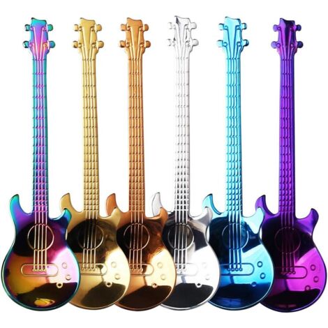 cuillère à café de guitare 6PCS
