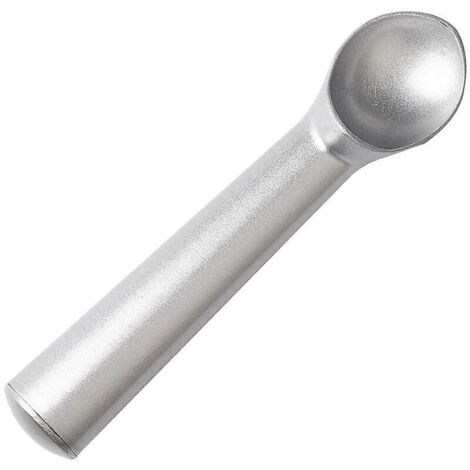 Cuillère à glace anti-adhésive antigel de 18 cm de long (argent)
