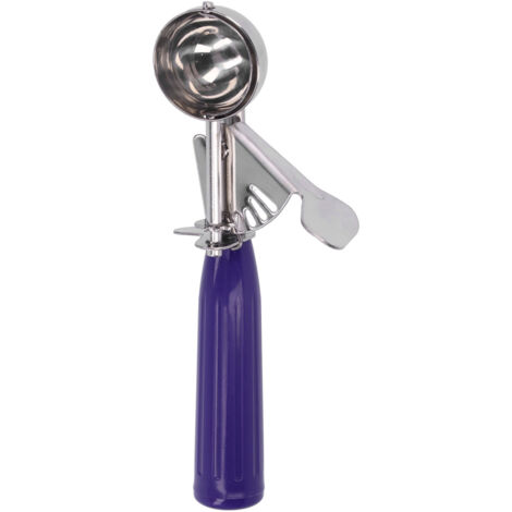 Cuillère à Glace Portable avec Manche en Plastique pour Cuisine Maison Restaurant - Violet