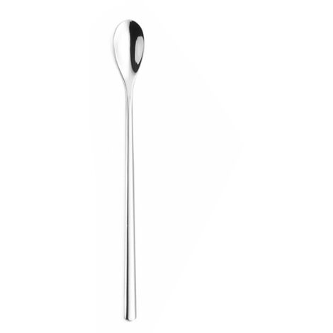 Cuillère à mélanger en acier inoxydable à long manche, cuillère à café/cocktail