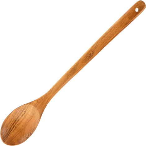 Cuillère à mélanger en bois, 42 cm, manche long pour cuisiner et remuer