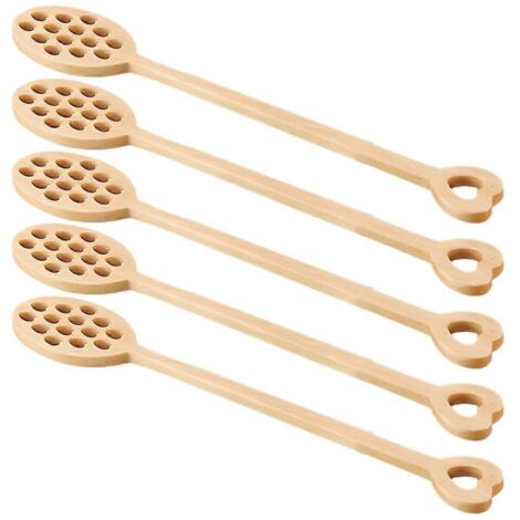 Cuillère à mélanger en bois H-Oney Spoon Honeycomb, C--
