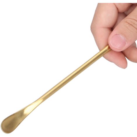 Lot De 12 Cuillères à Thé Glacé / Mélangeur Long Manche - Acier Inoxydable 18,9 Cm