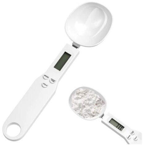 Cuillère à mesurer électronique - Réglable - Précision 0,01 g - Capacité 500 g - Écran LCD