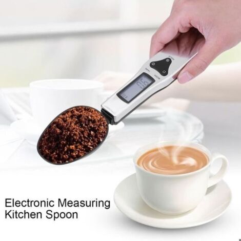 Cuillère à mesurer numérique - ZJCHAO - 500G - Précision 01G - Grand écran LCD - Idéale pour pâtisserie