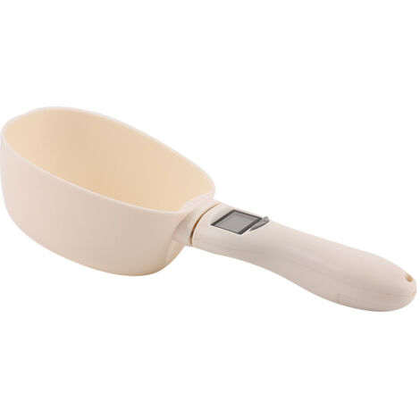 Cuillère à mesurer pour Chien, Cuillère Pesée avec écran LCD pour Nourriture Croquette de Chien Chat Lapin Oiseaux