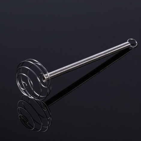Cuillère à miel en acier inoxydable de haute qualité de 15 cm de long, avec bâtonnet mélangeur intégré. Nouveau style.