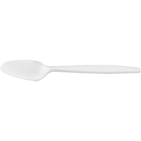 Cuillère blanche en maïs 16 cm - 1500 unités - Betik