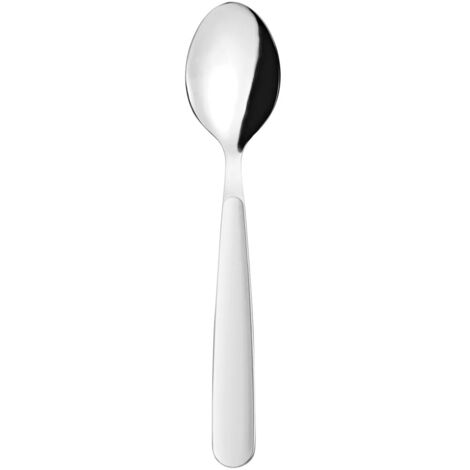 Cuillère de table en acier inoxydable blanc