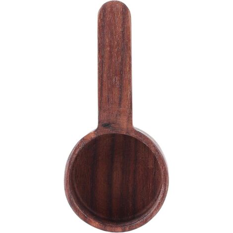 Cuillère doseuse à café en bois avec long manche pour café moulu, expresso, lait en poudre (courte)