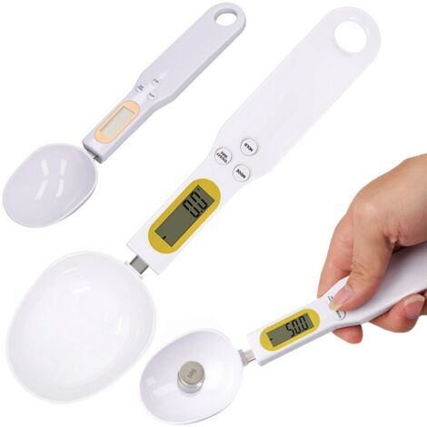 Cuillère doseuse de cuisine  Cuillère doseuse numérique  Cuillère doseuse professionnelle  Balance de cuisine  Cuillère doseuse numérique  Précision de 0,1 à 500 grammes-AquaForge