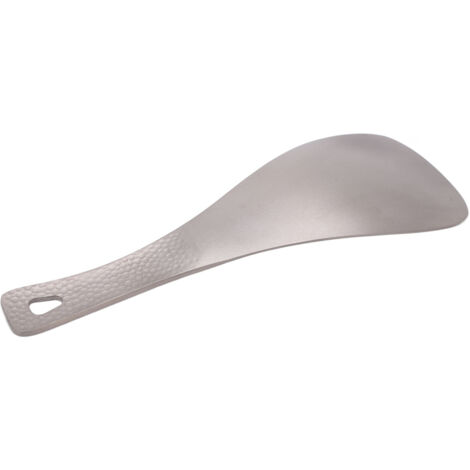 Cuillère en Titane pour Riz, Manche Court Isotherme, Pelle de Cuisine pour Barbecue, Pique-nique et Voyage