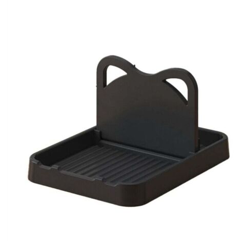 Cuillère Pliable avec Support Chat Noir pour Comptoir de Cuisine