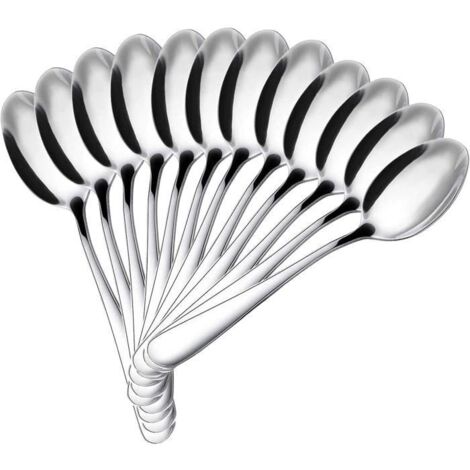 Cuillères à Café - Non spécifié - 10 pièces - Acier inoxydable - 14,5 cm - Lavable au lave-vaisselle