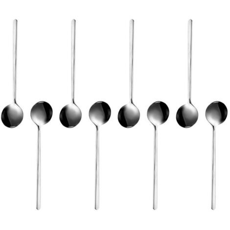 Cuillères à expresso Lot de 8 - Design moderne - Poli miroir - Facile à nettoyer