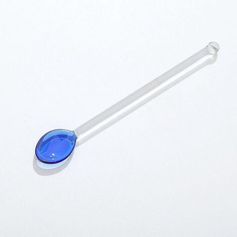 Cuillères à thé en verre borosilicate, cuillères à mélanger en verre à long manche, agitateurs à café, cuillères à thé glacé, cuillères à mélanger en verre pour le sucre, le bar à thé et les fêtes - Y
