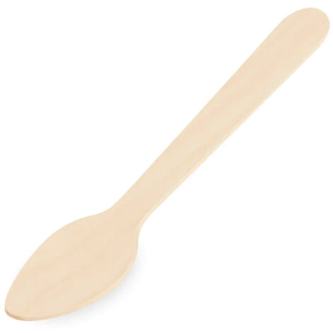 Cuillères en bois 11 cm 100 pièces.