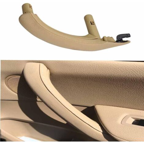 Cuir Beige Poignée de porte interne pour B-MW X3 F25 X4 F26 2010-2016 (Droite-1)
