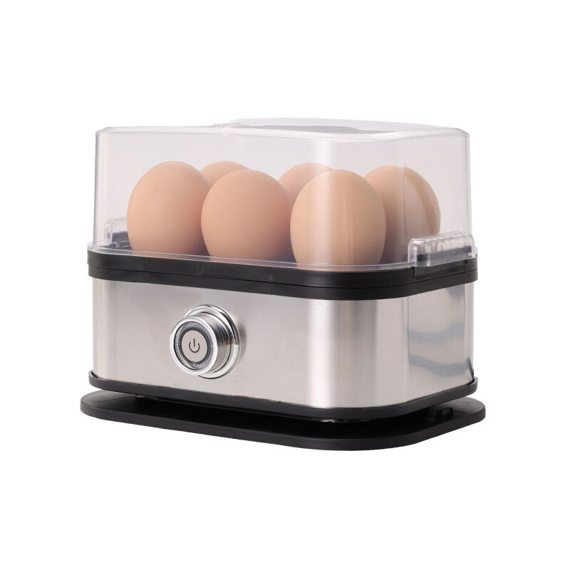 Cuiseur à œufs, cuisinier d'œufs compact de 200 W, 6 œufs faciles à peler, oeufs mollets, oeufs moyens, oeufs durs, Poacher, fabricant d'omelette,