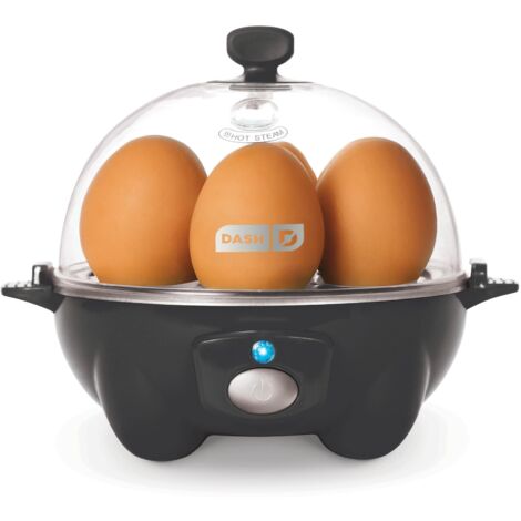 Cuiseur À Oeufs Électrique - 360 W - Capacité 7 Oeufs - Pour Oeufs Durs Moelleux Brouillés Ou Omelettes - Arrêt Automatique - Noir