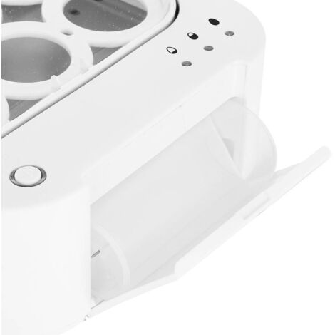 Cuiseur à œufs EMERIO EB-115560.12, 6 œufs, 400 watts, annonce vocale, blanc