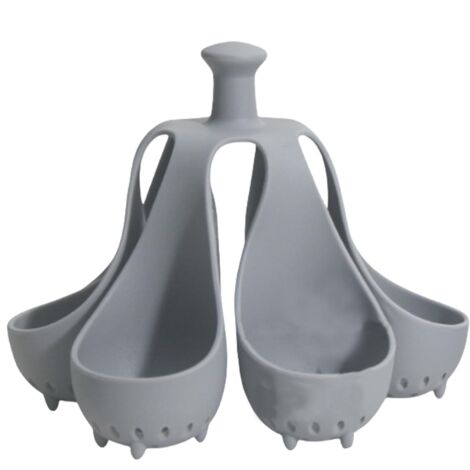 Cuiseur À Œufs Silicone - 4/6 Grilles Chaudière À Œufs Autoportante Silicone - Résistant Aux Hautes Températures Et Difficilement Déformable Il Peut Être Placé Dans Un Placard Ou Un Réfrigérateur