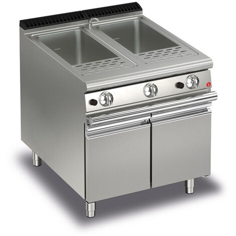 Cuiseur à Pâtes à Gaz - 2 x 26 L - P 700 - 26 kW - Baron