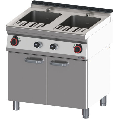 Cuiseur à pâtes avec soubassement 2x23 litres 80 - Casselin