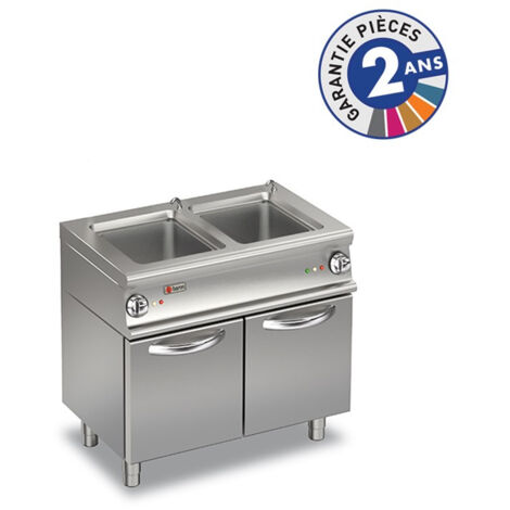 Cuiseur à Pates électrique - 2 x 26 L - 2 cuves - Baron